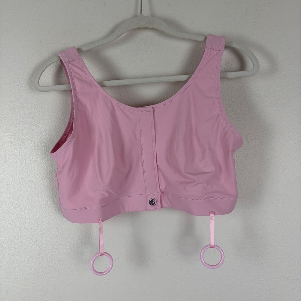 Masthead Elizabeth Pink Surgical Bra Hook and Loop 042p Front Closure 2XL